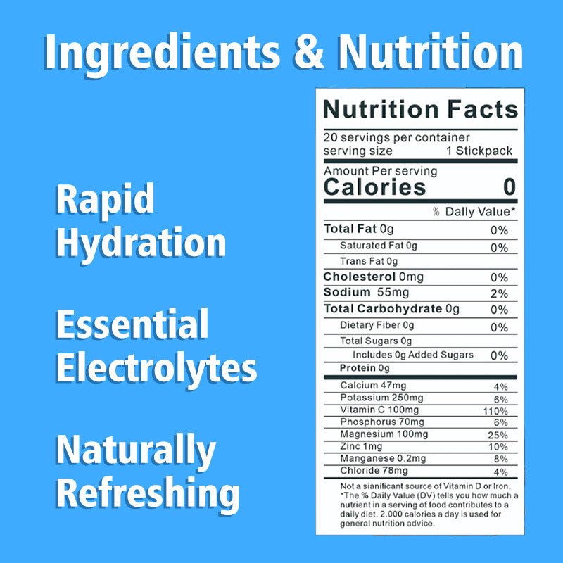Electrolyte Powder Fruit Flavored Electrolyte Powder Magnesium Powder