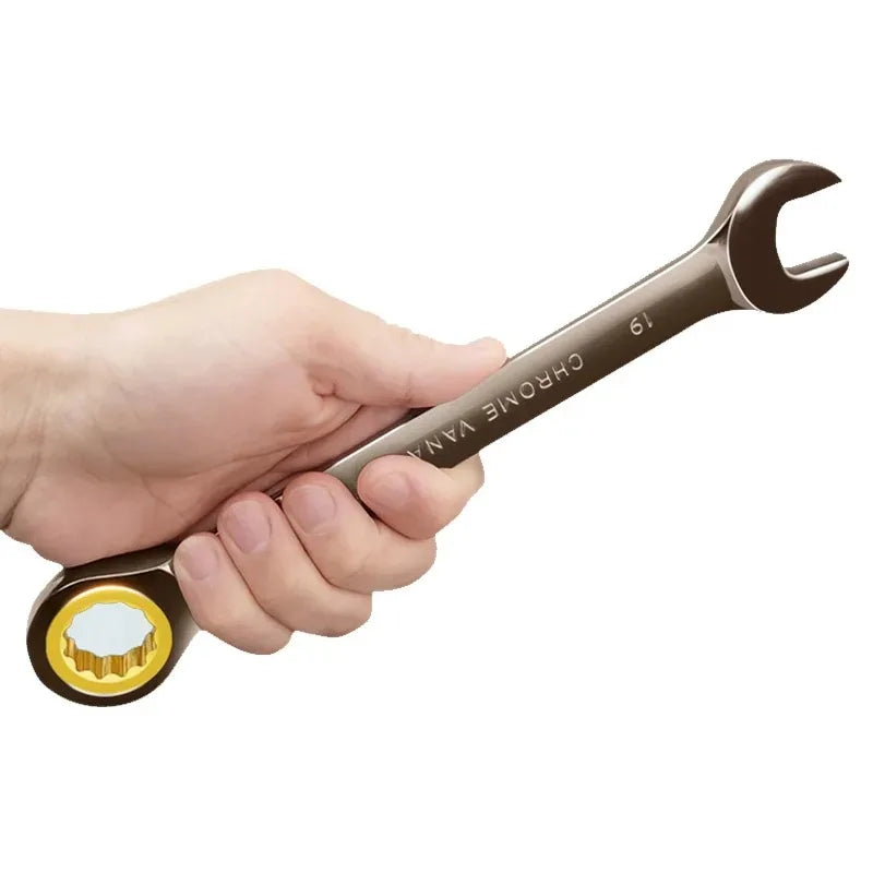 Ratchet Wrench 6-32mm, Combination Wrench, Dual-Use Wrench, Universal Repair Tool for Car and Motorcycle Maintenance