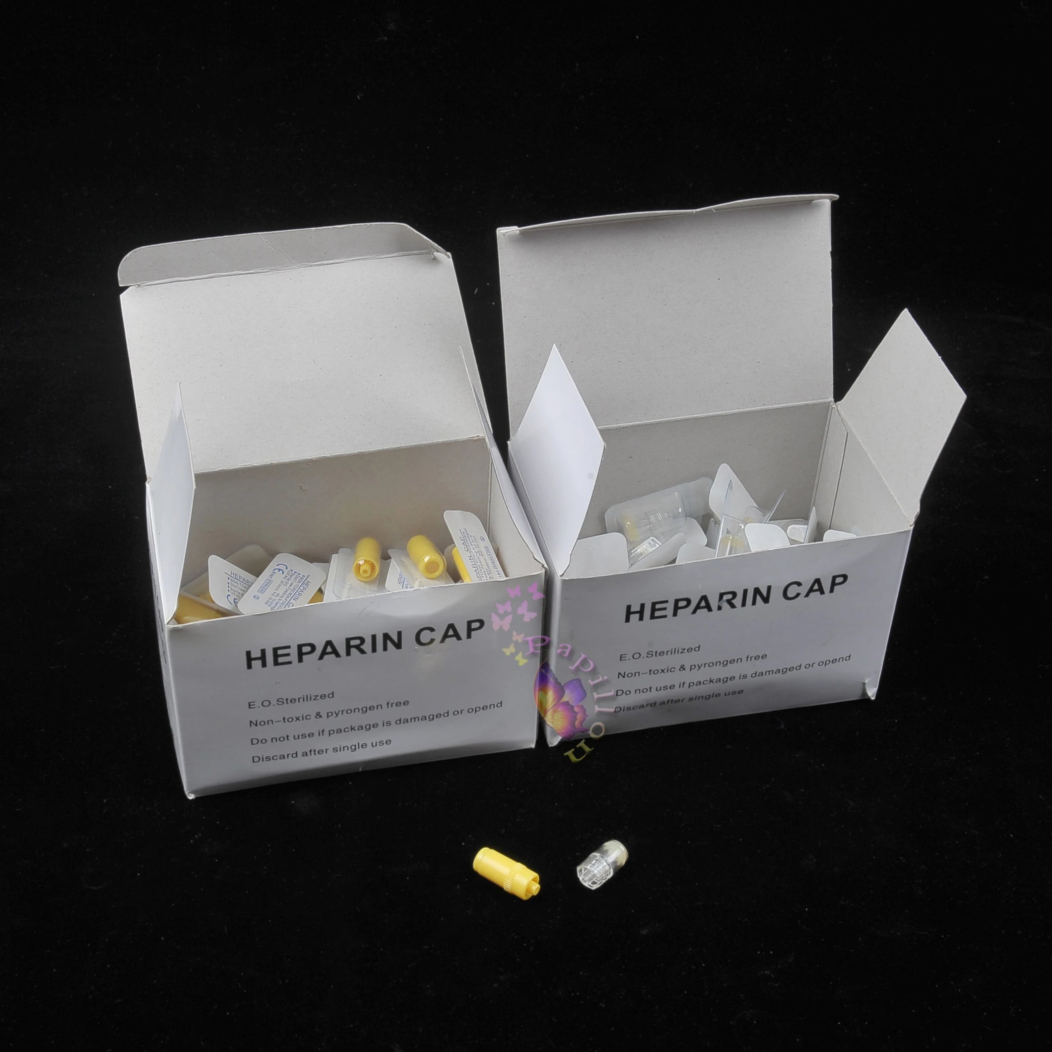 Heparin Cap for I.V. Catheters Cannulas Disposable Cannula Heparin Caps for Dog Cat Pet Veterinary Supplies