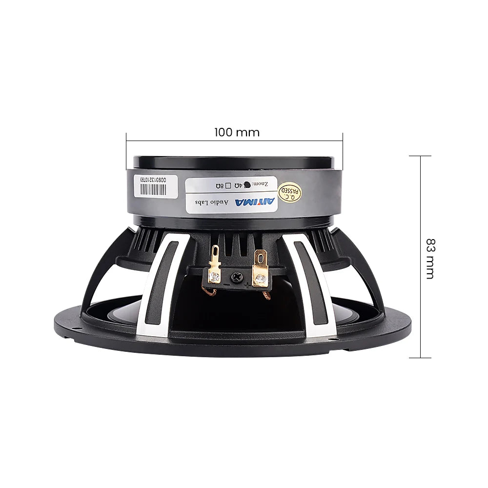 AIYIMA 1Pcs 6.5 Inch 4 Ohm 50W Woofer Speaker 6.5" Audio HiFi Home Theater KTV Music Speaker Aluminum Ceramic Bass Loudspeaker