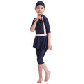 Muslim Swimwear Girl Cap Jumpsuit Skirt 3Pcs Modest Swimsuit for Girls Bath Swimming Suit Arab Islamic Baby Teens Kids Beachwear