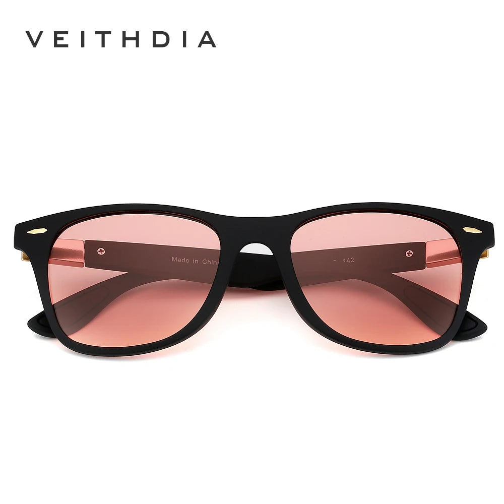 VEITHDIA Sunglasses Gradient Photochromic Unisex Polarized Mirror Lens Vintage Day Night Dual Sun Glasses For Men Women 7029