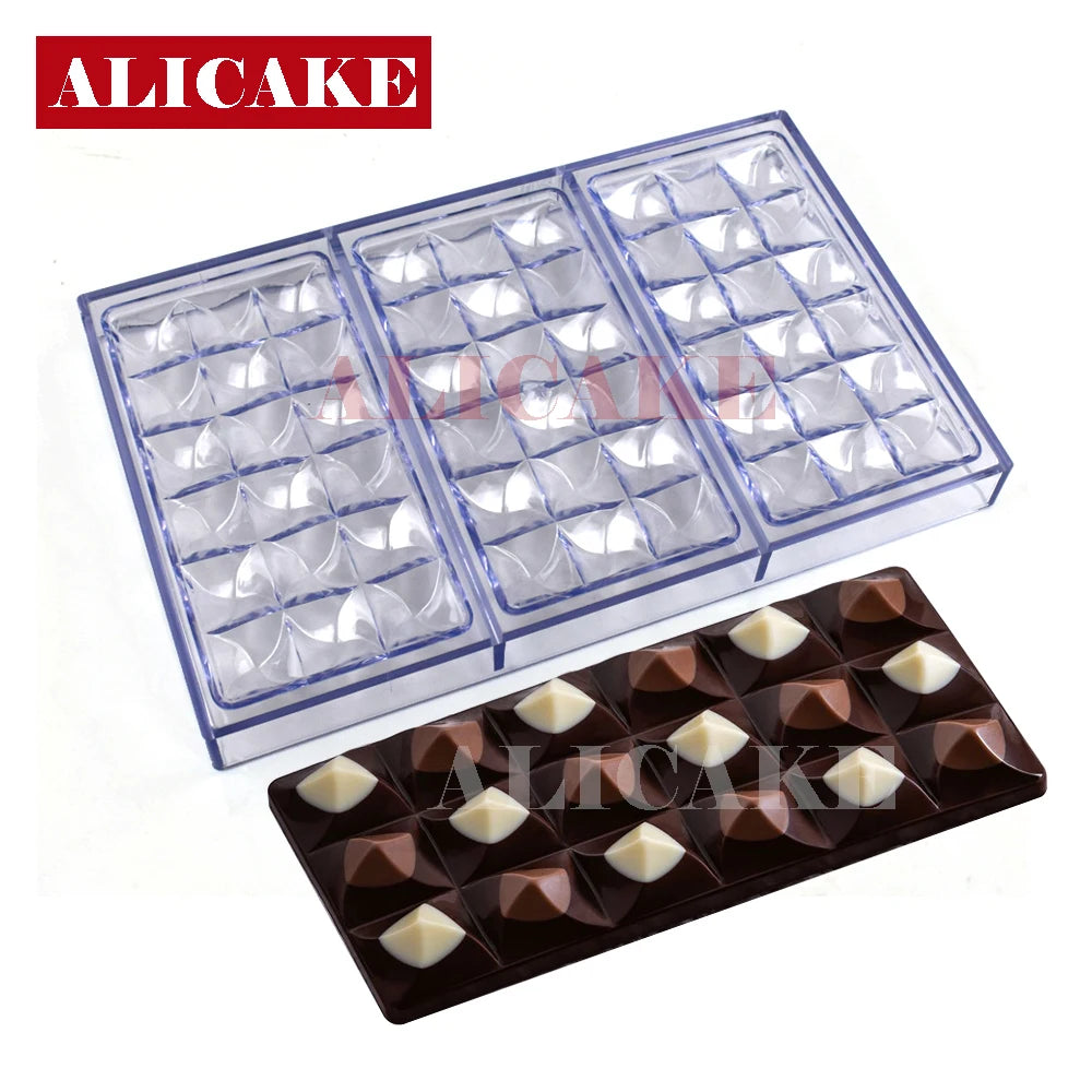 Chocolate Bar Mold Baking Pastry Tools For Baker Polycarbonate Chocolates Bar Bonbons Molds Baking Pastry Confectionery Mould