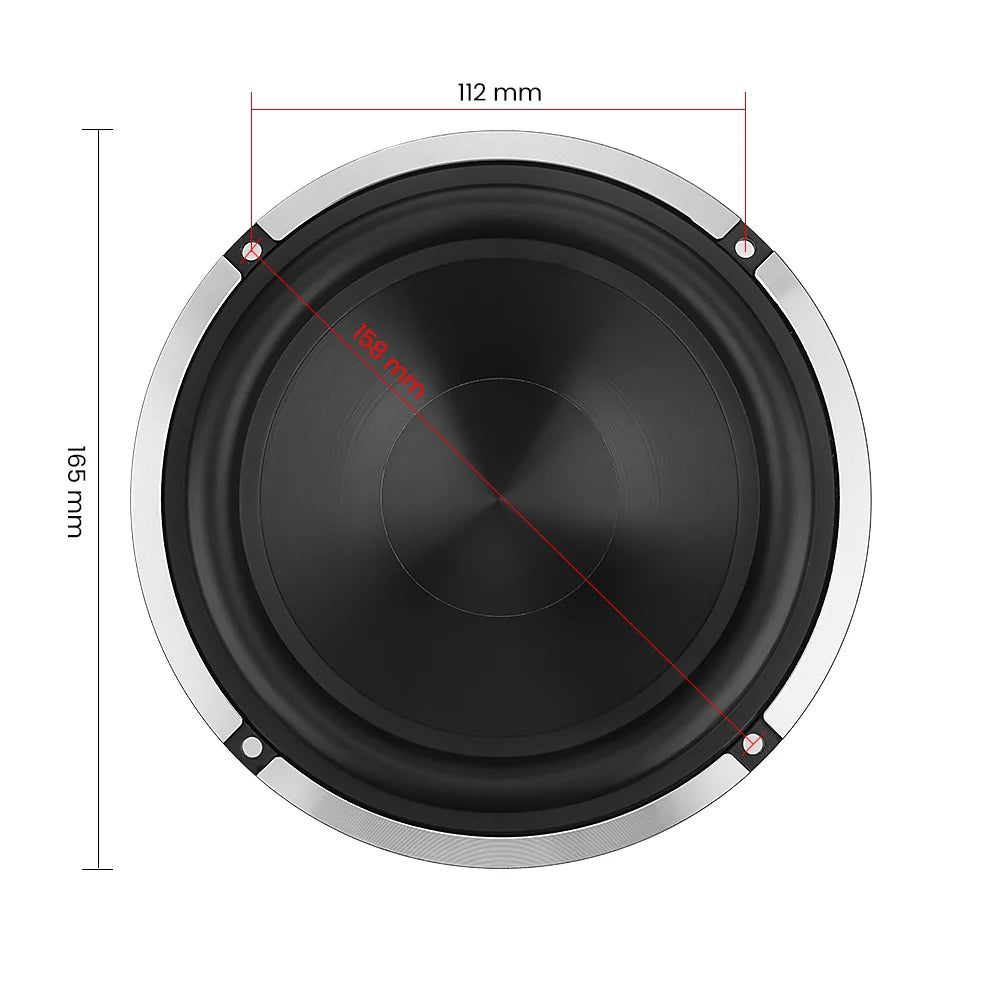 AIYIMA 1Pcs 6.5 Inch 4 Ohm 50W Woofer Speaker 6.5" Audio HiFi Home Theater KTV Music Speaker Aluminum Ceramic Bass Loudspeaker