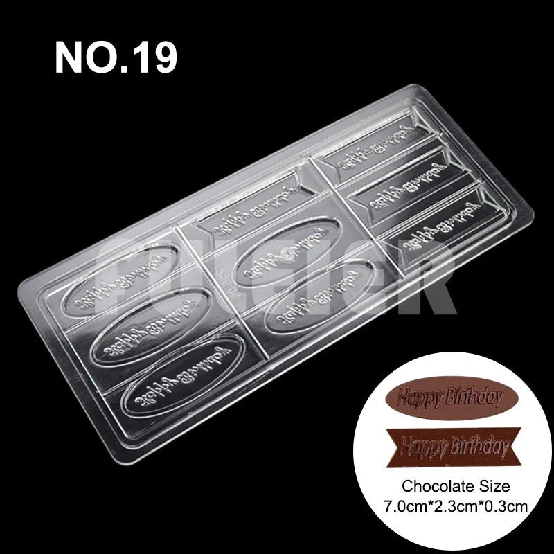 Polycarbonate Chocolate Mold Baking Confectionery Tools For Cake Decoration Pastry Baking Chocolate Candy Mold Bakeware Pan