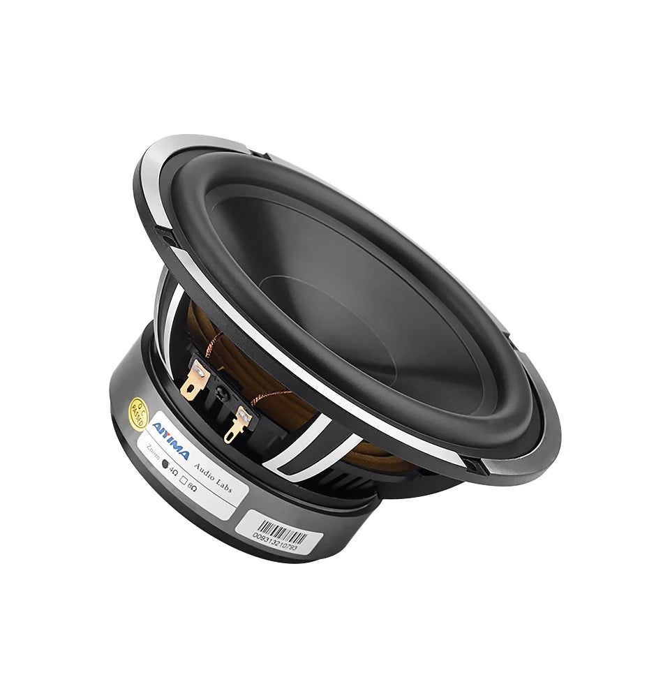 AIYIMA 1Pcs 6.5 Inch 4 Ohm 50W Woofer Speaker 6.5" Audio HiFi Home Theater KTV Music Speaker Aluminum Ceramic Bass Loudspeaker