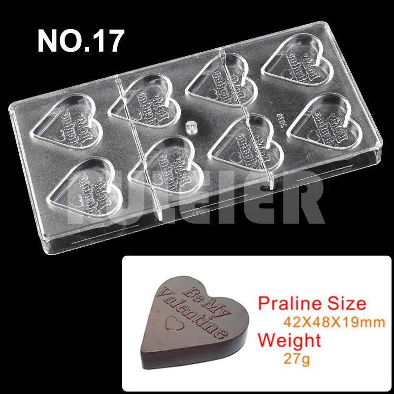 Polycarbonate Chocolate Mold Baking Confectionery Tools For Cake Decoration Pastry Baking Chocolate Candy Mold Bakeware Pan