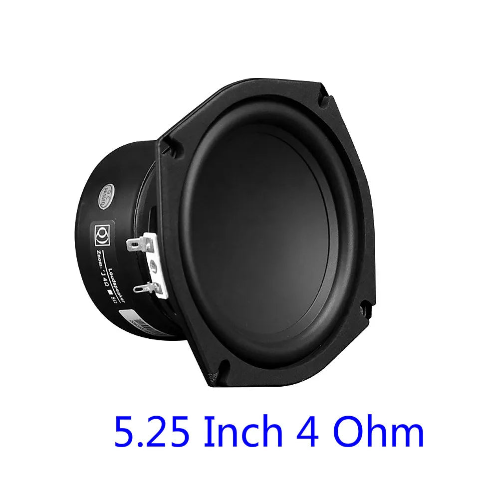 AIYIMA 1Pcs 5.25 Inch Woofer Speaker 4 8 Ohm 50W Bass Long Stroke Sound Speaker Driver Low Frequency Loudspeaker Subwoofer DIY