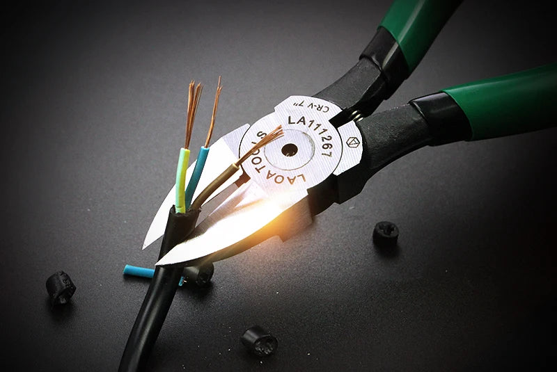 LAOA CR-V Plastic Pliers 4.5/5/6/7inch Jewelry Electrical Wire Cable Cutters Cutting Side Snips Hand Tools Electrician Tools