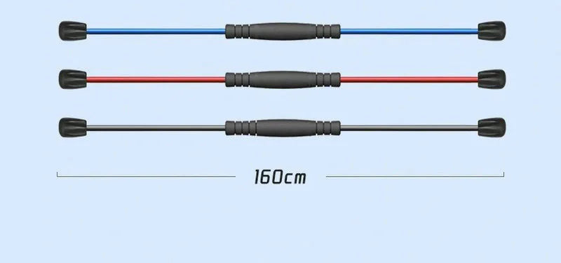 Multi-Function Training Stick Lose Weight Muscle Training Tremor Rod Gym Fitness Exercise Equipment Detachable Elastic Rod Stick