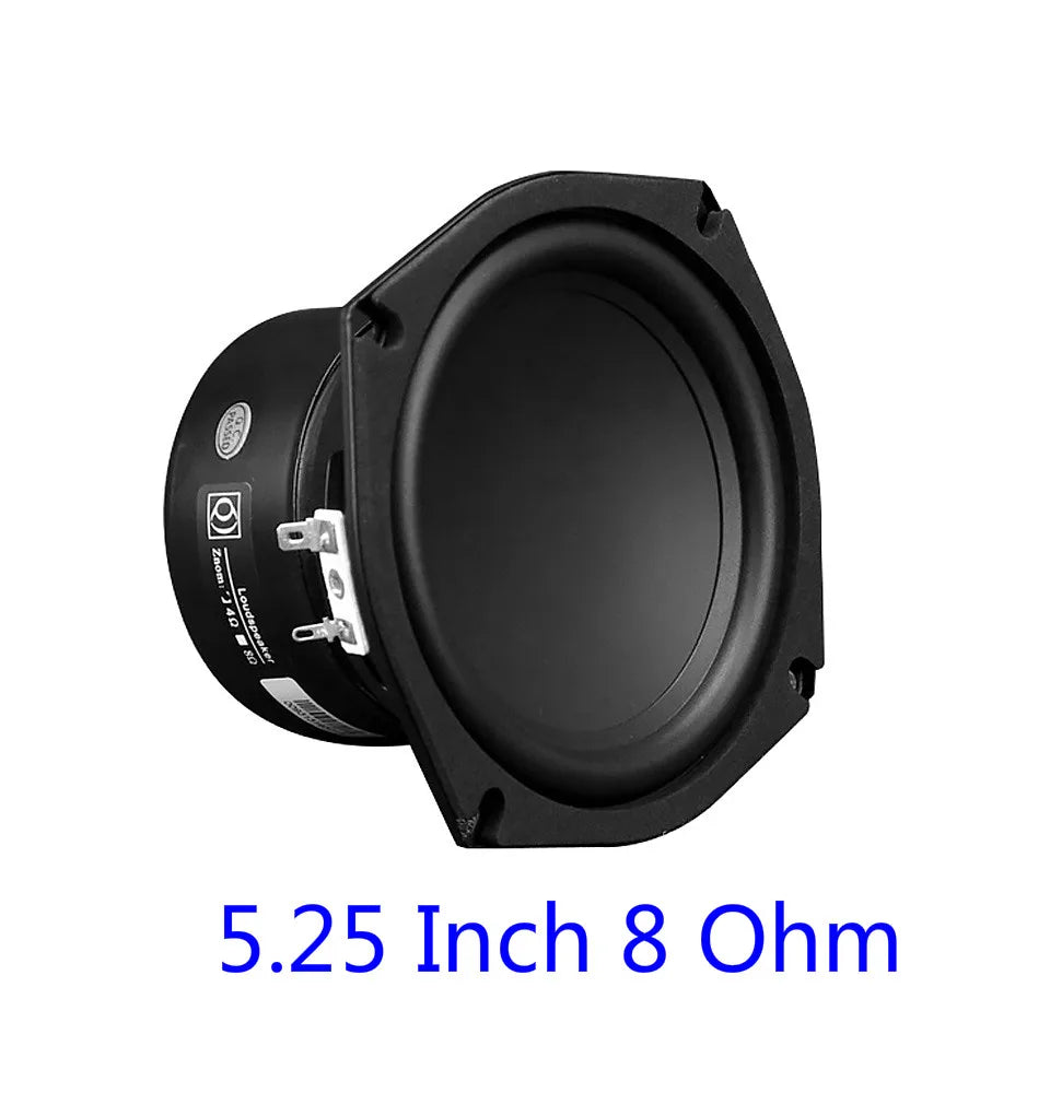 AIYIMA 1Pcs 5.25 Inch Woofer Speaker 4 8 Ohm 50W Bass Long Stroke Sound Speaker Driver Low Frequency Loudspeaker Subwoofer DIY