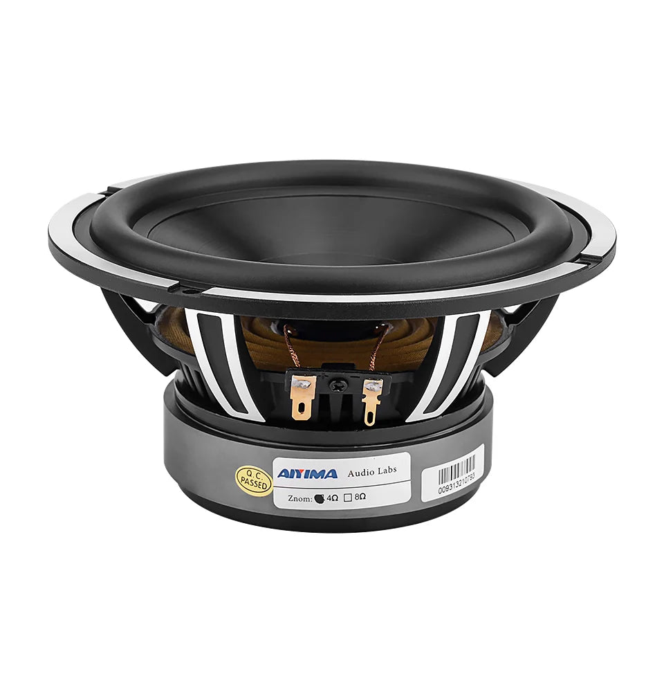 AIYIMA 1Pcs 6.5 Inch 4 Ohm 50W Woofer Speaker 6.5" Audio HiFi Home Theater KTV Music Speaker Aluminum Ceramic Bass Loudspeaker