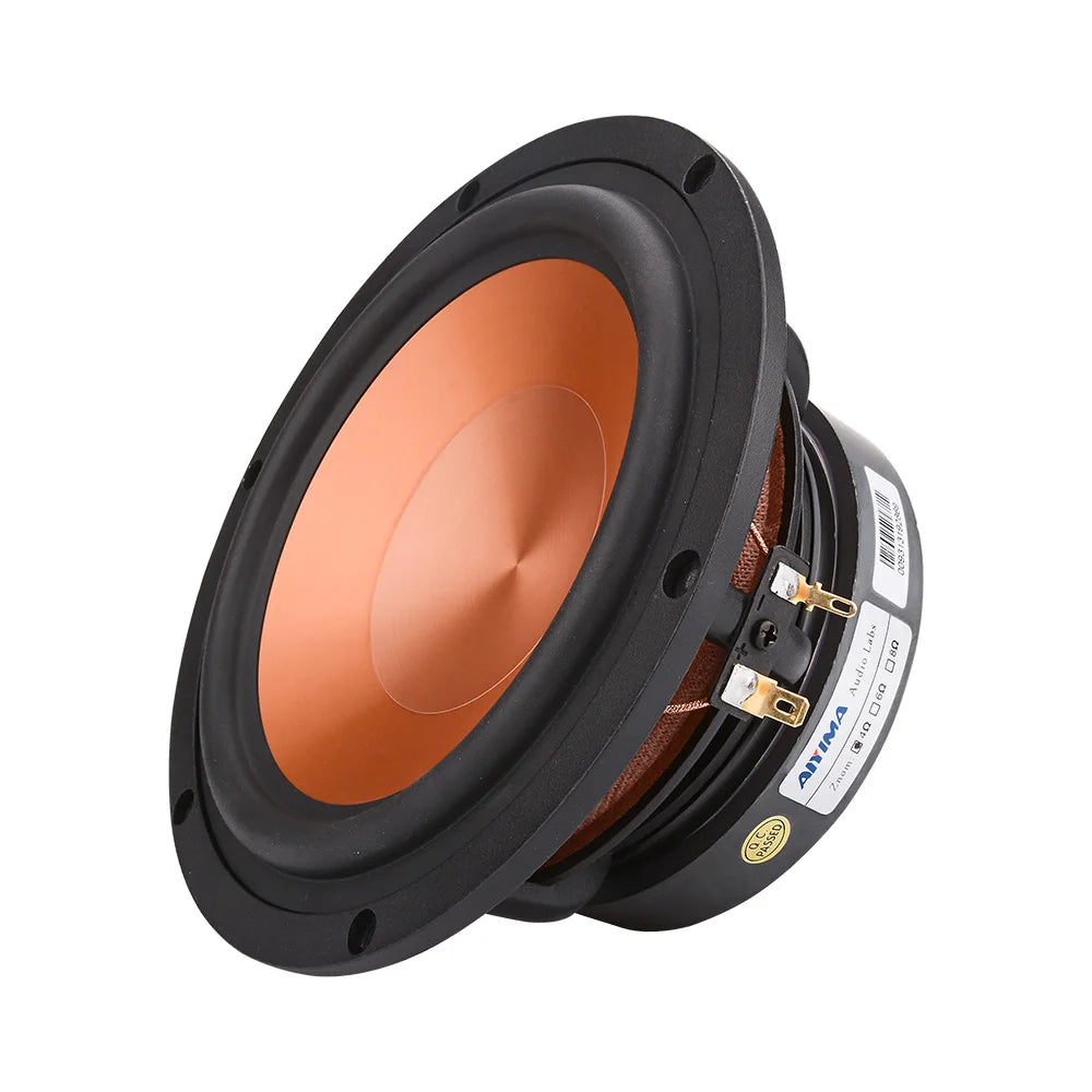 AIYIMA Audio 6.5 inch 4 8 Ohm 100W Midrange Bass Woofer Speaker  Aluminum Ceramic HIFI Bookself Loudspeaker DIY Home Theater 1PC