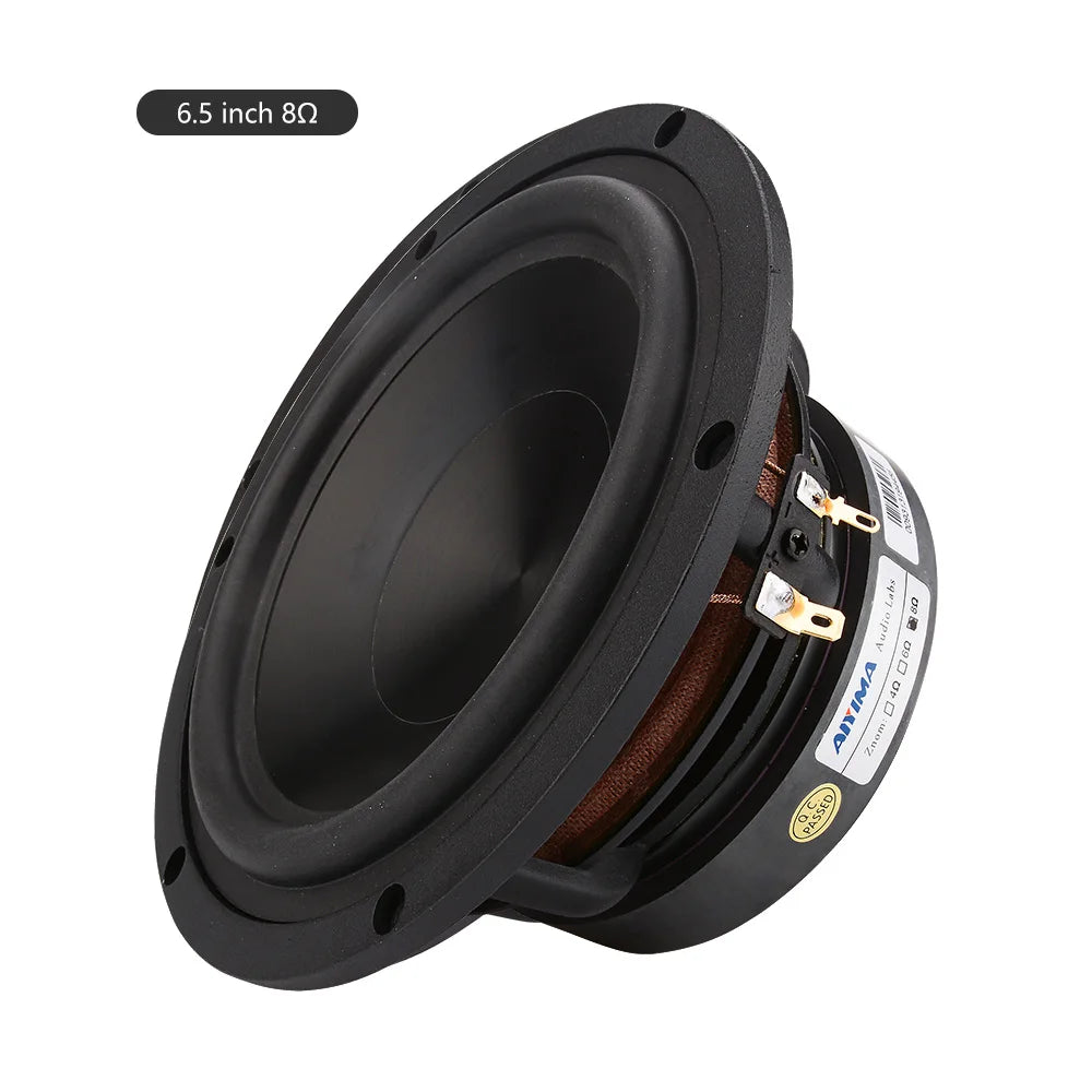 AIYIMA Audio 6.5 inch 4 8 Ohm 100W Midrange Bass Woofer Speaker  Aluminum Ceramic HIFI Bookself Loudspeaker DIY Home Theater 1PC
