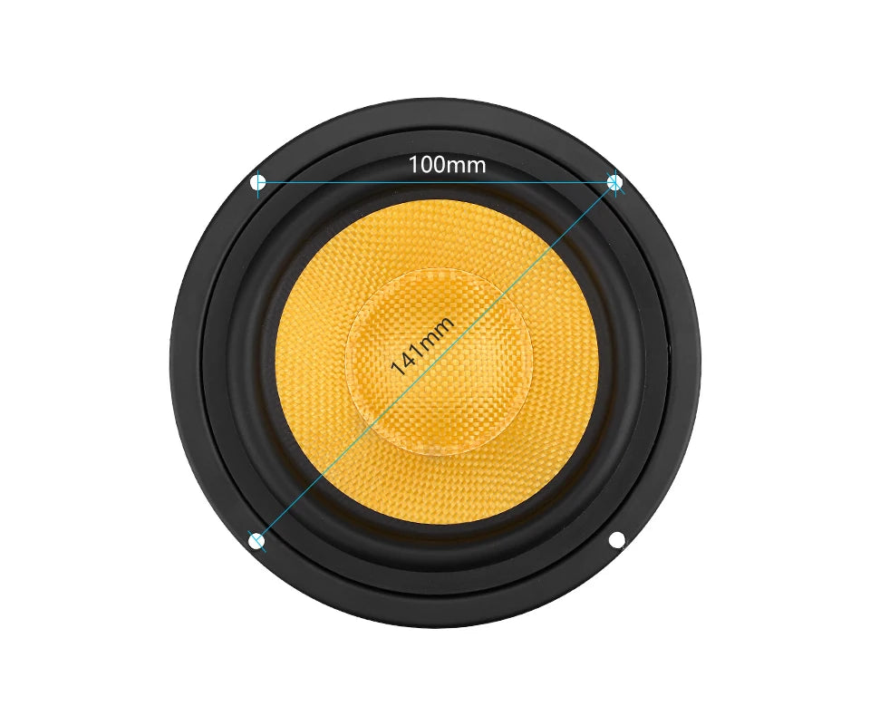 AIYIMA 1Pcs 5.25 Inch Audio Speaker 4 8 Ohm 100W Mid Bass Speaker Column Woofer Fiberglass Cone Home Theater For Bookshelf DIY
