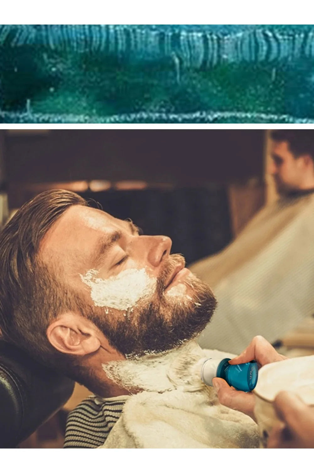 Yaqi 24MM Mens Shaving Brush Silvertip Badger Hair Facial Beard Cleaning Appliance Shave Tool