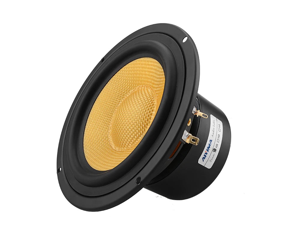 AIYIMA 1Pcs 5.25 Inch Audio Speaker 4 8 Ohm 100W Mid Bass Speaker Column Woofer Fiberglass Cone Home Theater For Bookshelf DIY