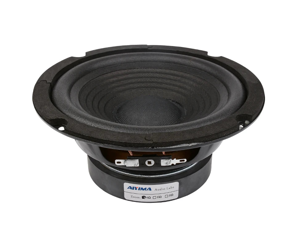 AIYIMA 1Pcs 6.5 Inch Audio Sound Speaker Woofer Music Loudspeaker 4 8 Ohm 100 W Bass Speakers DIY For Home Theater Sound System