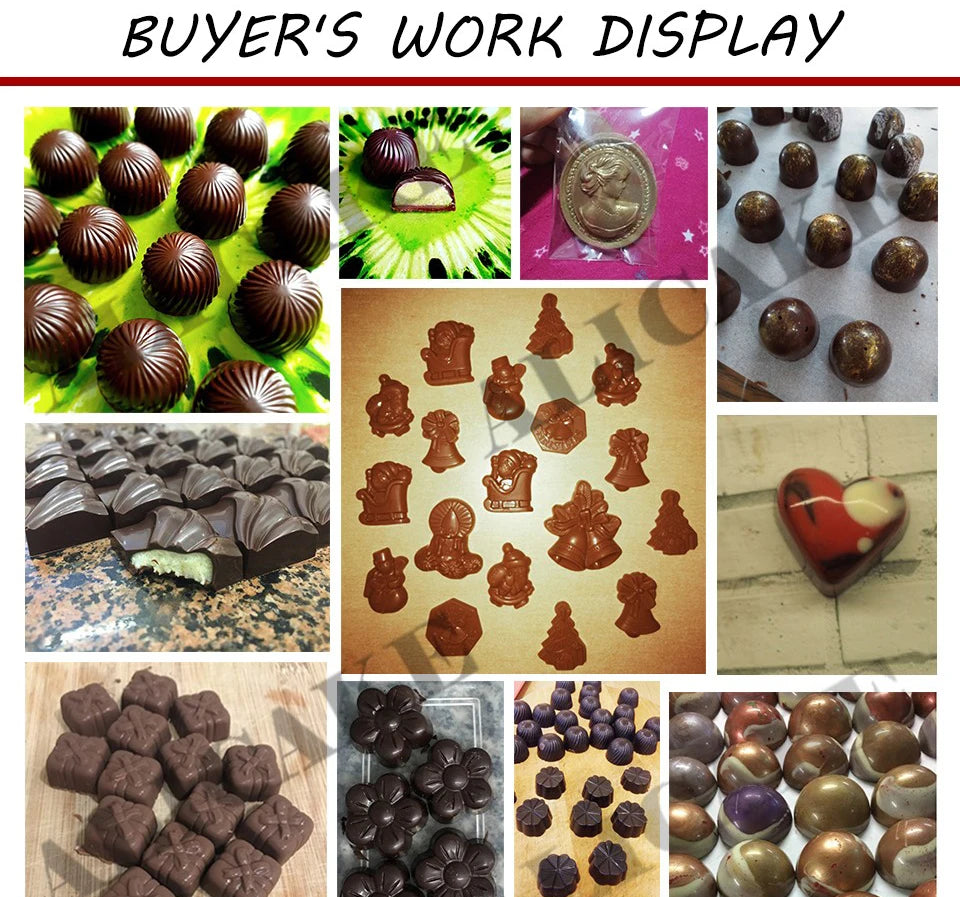 Chocolate Bar Mold Baking Pastry Tools For Baker Polycarbonate Chocolates Bar Bonbons Molds Baking Pastry Confectionery Mould