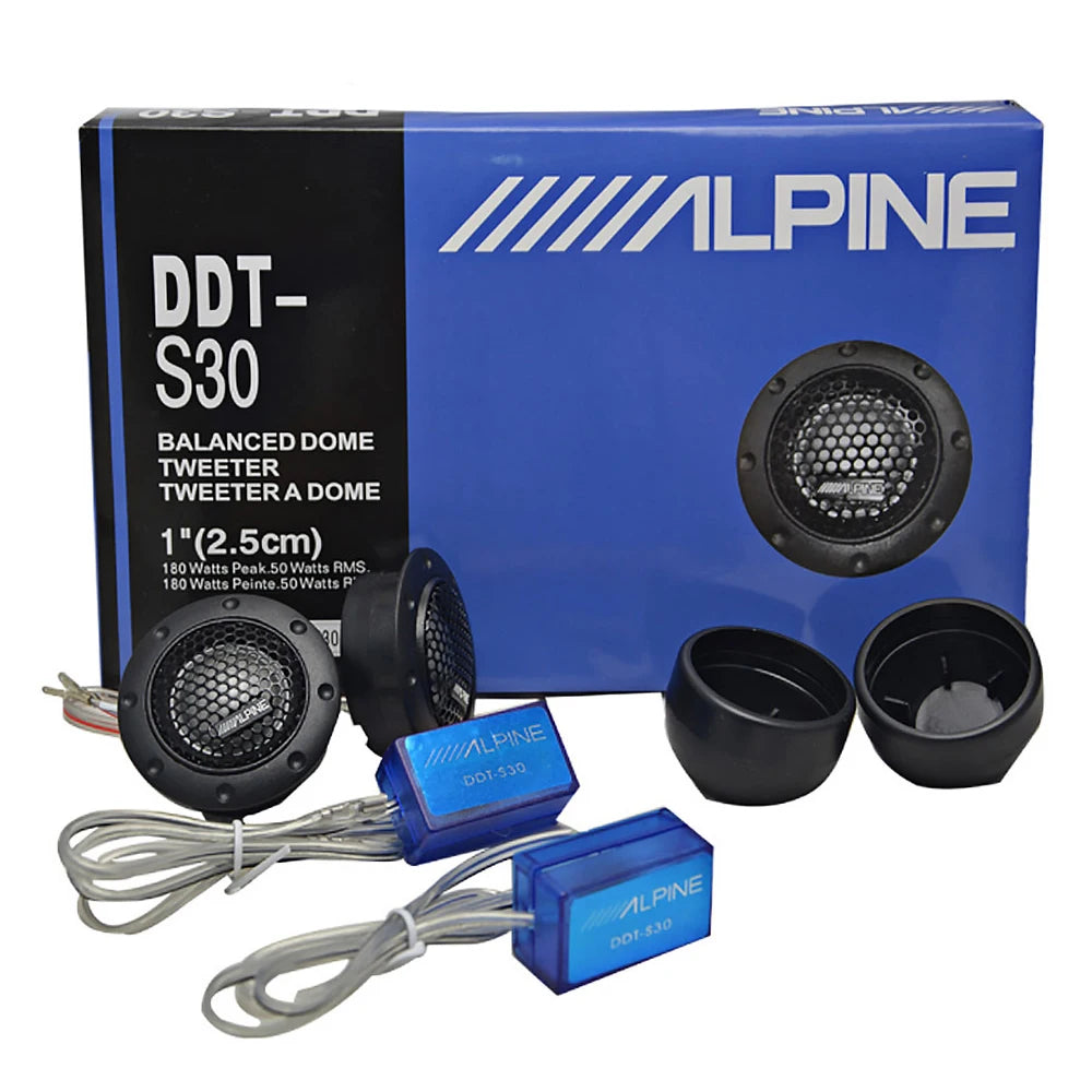 2Pcs DDT-S30 Car Tweeter Loudspeaker 180W Audio For Modification High-Pitched Car Audio Car Speaker Amplified Subwoofer For Car