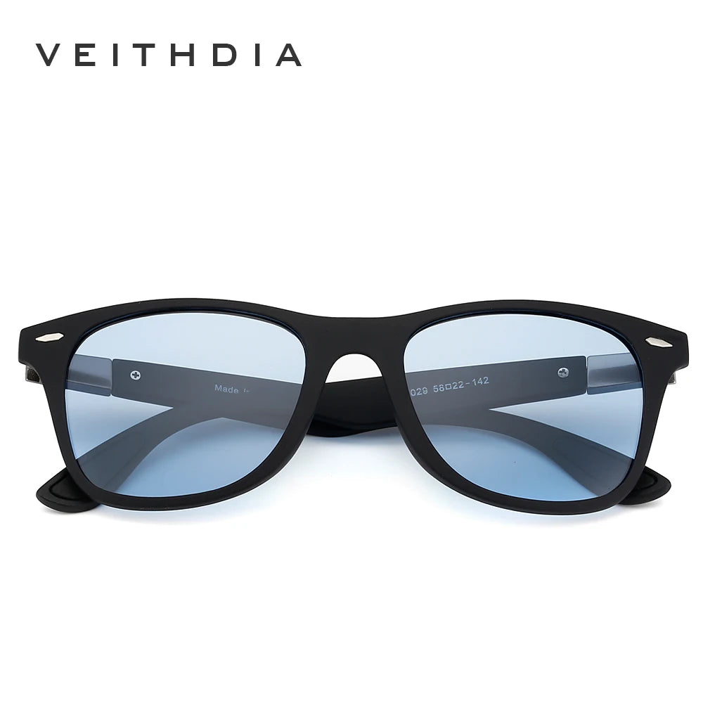 VEITHDIA Sunglasses Gradient Photochromic Unisex Polarized Mirror Lens Vintage Day Night Dual Sun Glasses For Men Women 7029
