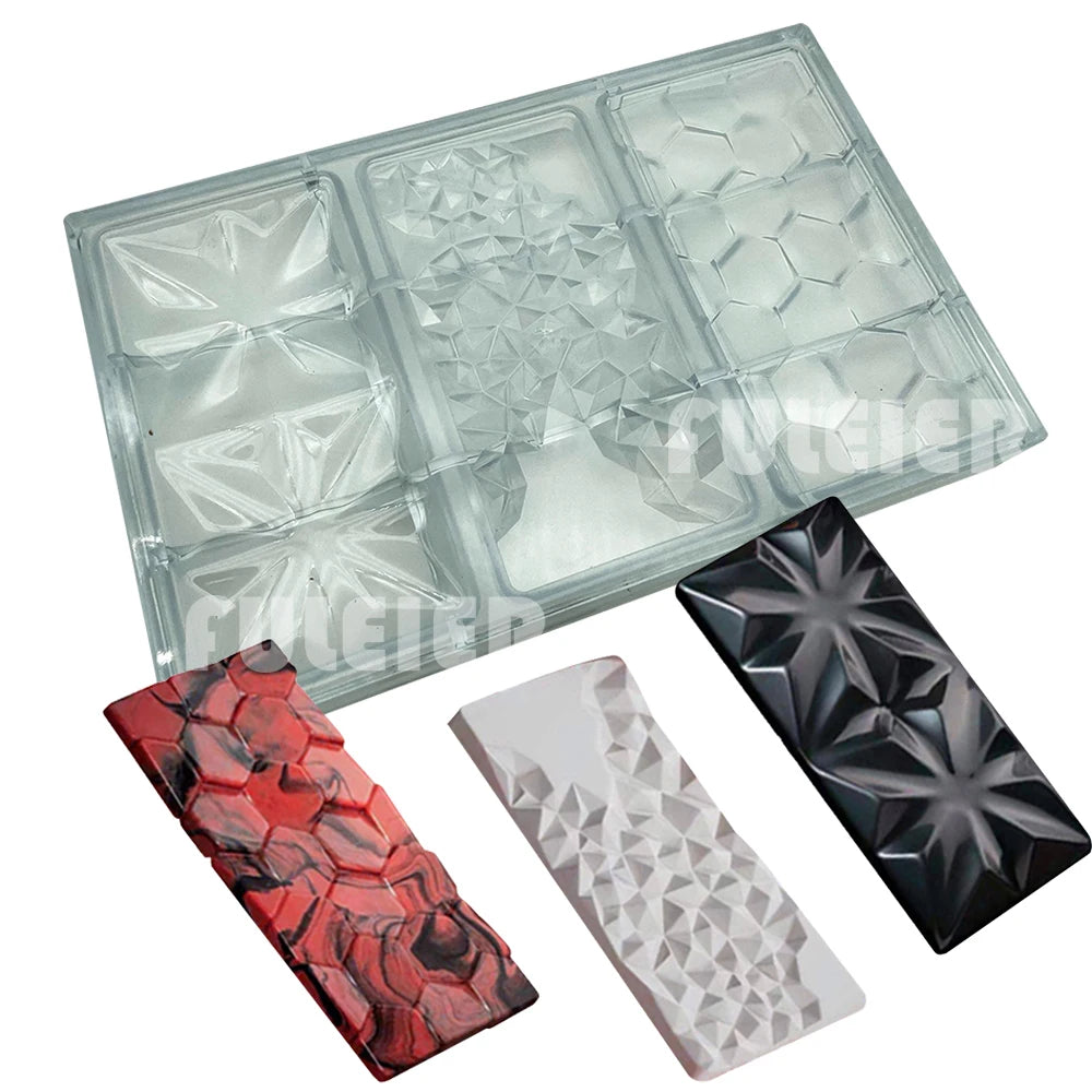 Polycarbonate Chocolate Mold Baking Confectionery Tools For Cake Decoration Pastry Baking Chocolate Candy Mold Bakeware Pan