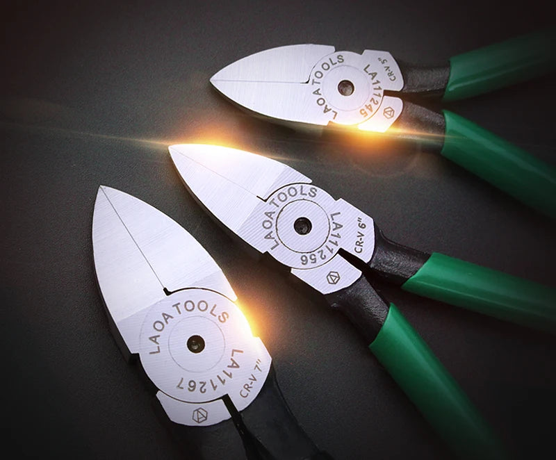 LAOA CR-V Plastic Pliers 4.5/5/6/7inch Jewelry Electrical Wire Cable Cutters Cutting Side Snips Hand Tools Electrician Tools