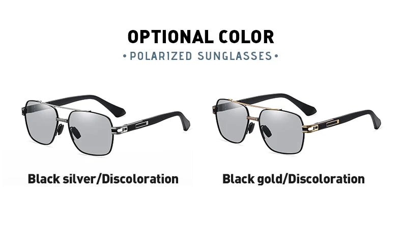 LIOUMO Top Quality Men's Sunglasses Polarized Photochromic Driving Glasses Women Fashion Chameleon Goggles Anti-Glare zonnebril