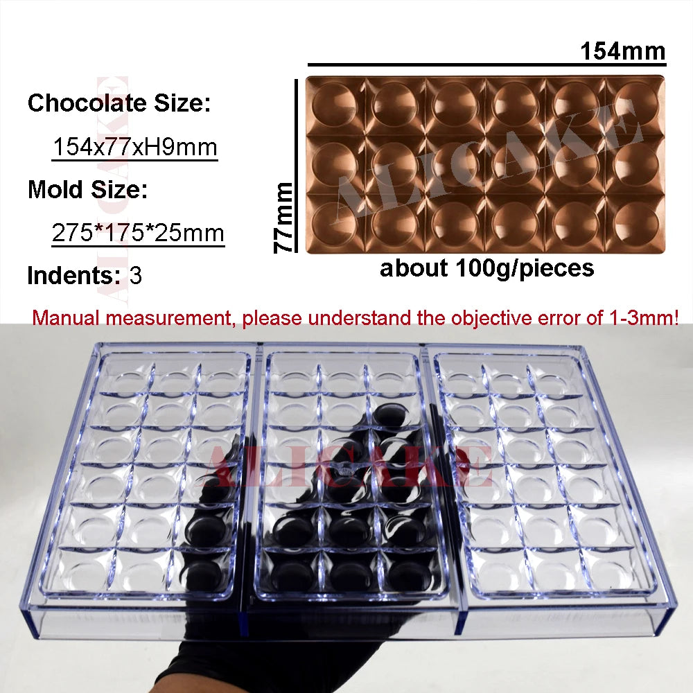 Chocolate Bar Mold Baking Pastry Tools For Baker Polycarbonate Chocolates Bar Bonbons Molds Baking Pastry Confectionery Mould