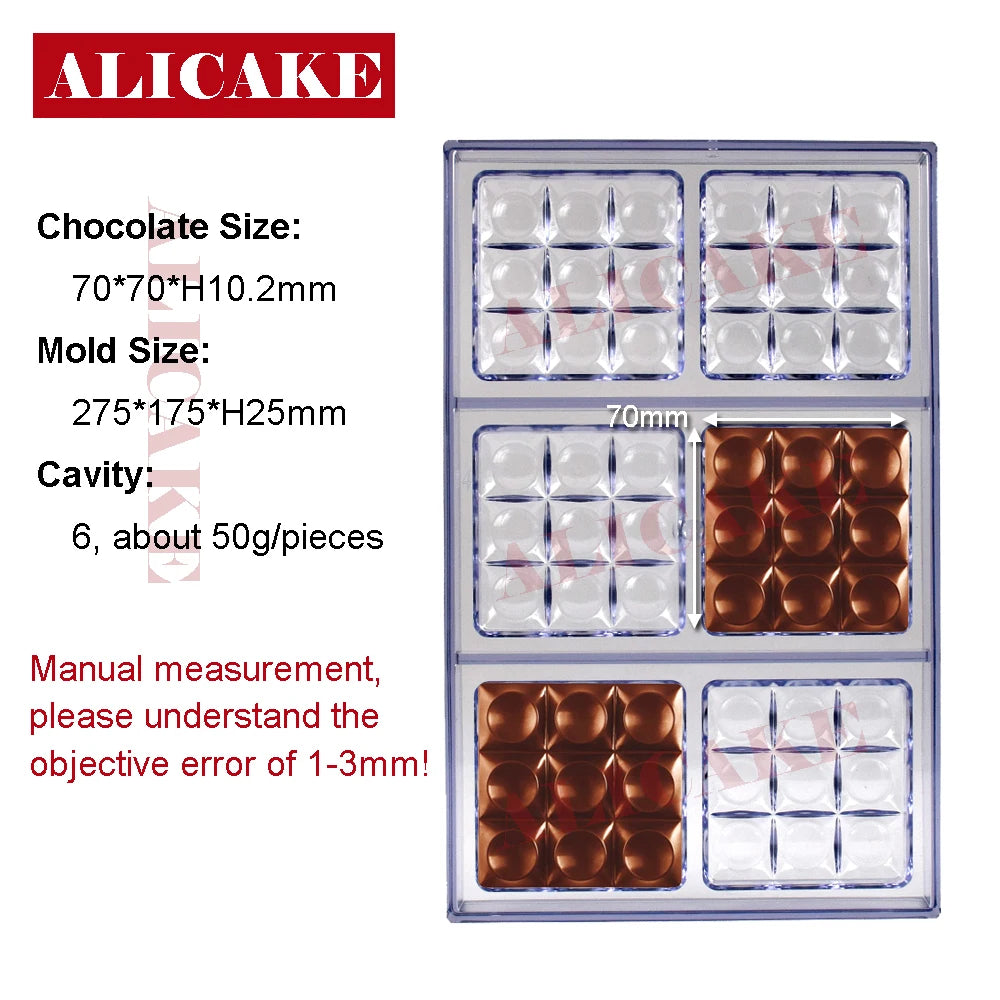 Chocolate Bar Mold Baking Pastry Tools For Baker Polycarbonate Chocolates Bar Bonbons Molds Baking Pastry Confectionery Mould