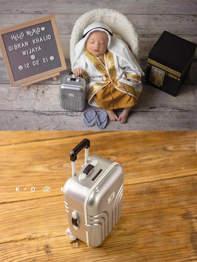 Newborn Photography Props Suitcase Cartoon Children Photo Supplies for Baby Photo Prop Accessories