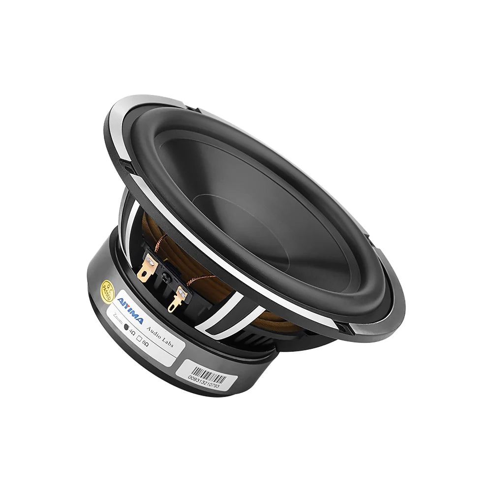 AIYIMA 1Pcs 6.5 Inch 4 Ohm 50W Woofer Speaker 6.5" Audio HiFi Home Theater KTV Music Speaker Aluminum Ceramic Bass Loudspeaker
