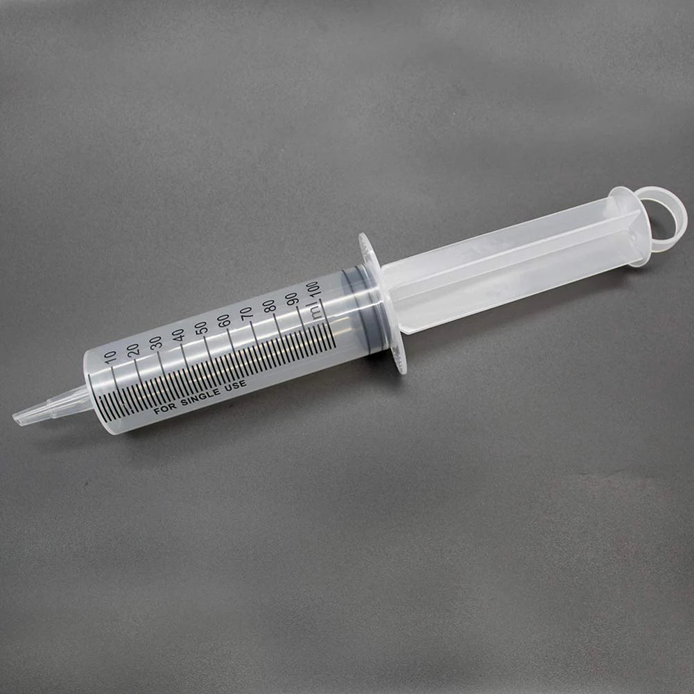 20/60/100ml Plastic Reusable Syringe For Measuring Nutrient Sterile Hydroponic Measure Perfume Rinse Disposable Sampler Injector