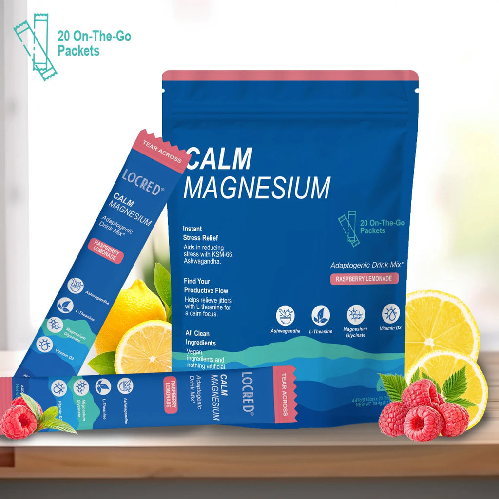Powdered Drink Mix Electrolyte Vitamin Supplement for Relaxation - Soothe Mind Relieve Anxiety Promote Muscle Recovery