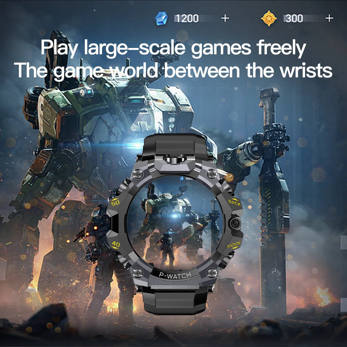 4G Smartwatch Android 10.0 Q668 Smartwatch With 2150Mah Battery 800W HD Dual Camera Amoled GPS WIFI NFC Video Call Sim Card Slot