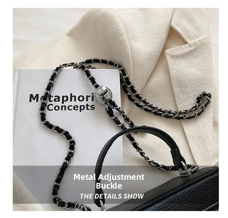 Fashionable Chain Strap  Square Bag for Women Summer New Style Handbag High Quality Crossbody Bag Stylish Trendy Small Bag