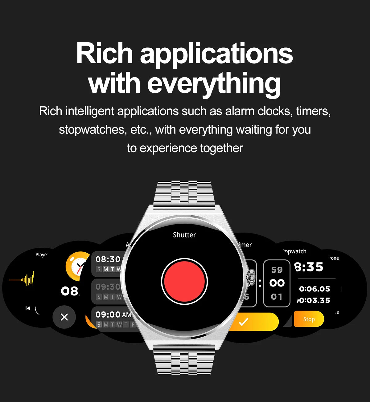 DAORKOW New Ultra thin Wireless Call SmartWatch Women Watches Men Sports Fitness Tracker Heart Rate Smartwatches For Android IOS
