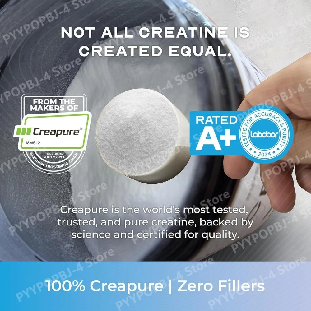 Creatine Monohydrate Powder 5000mg Per Serving, Unflavored Muscle Energy & Strength Support Supplement, Vegan Gluten Free, 300g