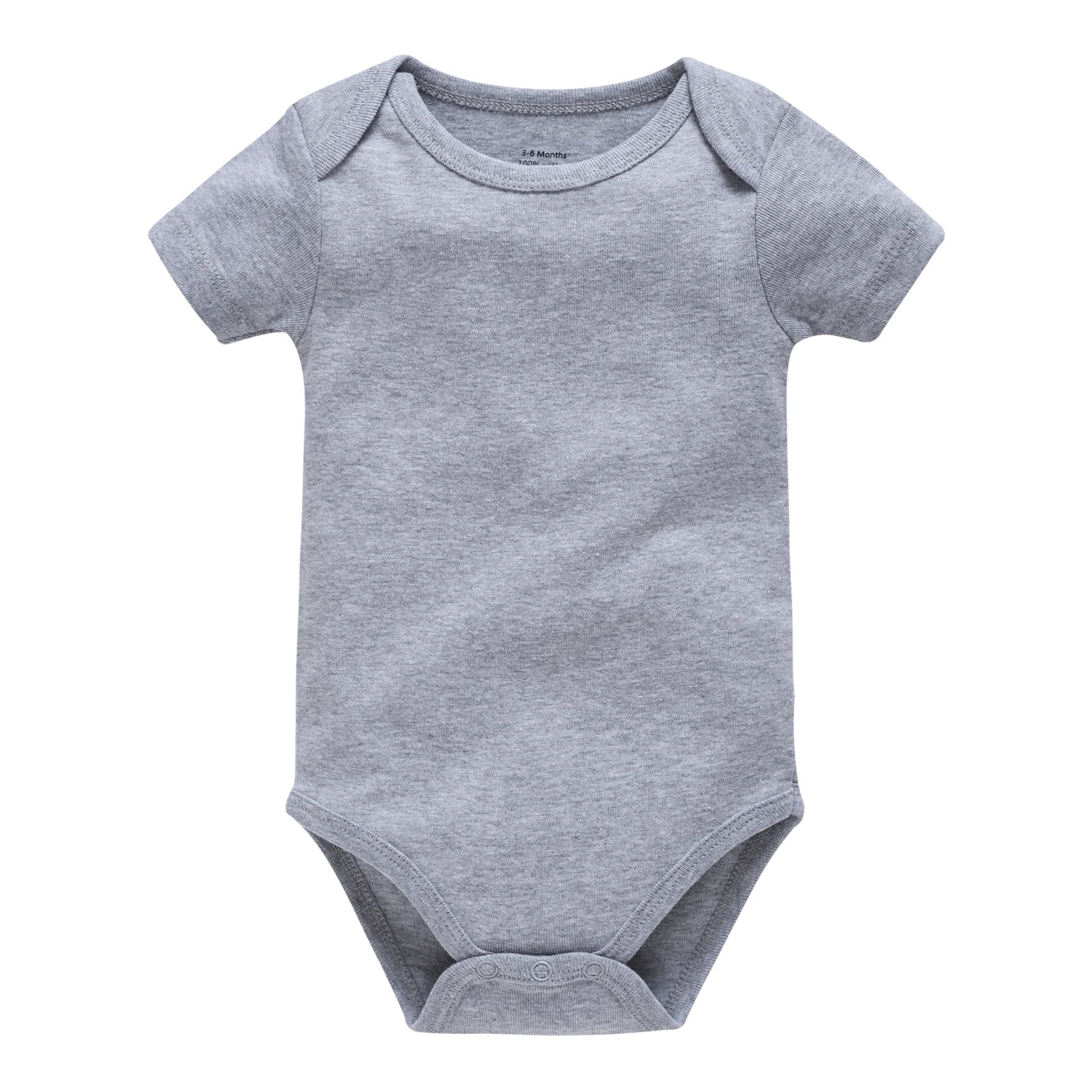 2025 Solid White Baby Clothes Short Sleeve Cotton Baby Girls Boys Bodysuit Newborn body bebe 0-24 months Infant Jumpsuit