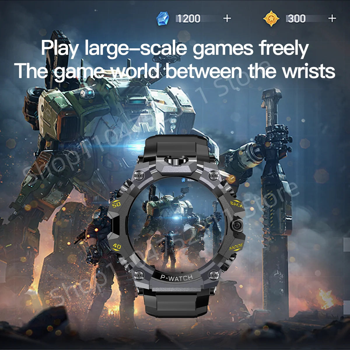 Original Q668 Smartwatch 4G 5G Full Netcom Smart Watch With 800W Dual Camera GPS WIFI NFC IP68 Waterproof Google Play Store