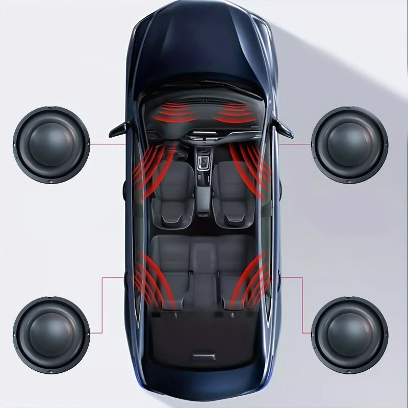 1pc 6.5" Car Subwoofer 200W Audio Speaker 4 Ohm Car Component Stereo Modification for Car & Home Theater System Upgrade