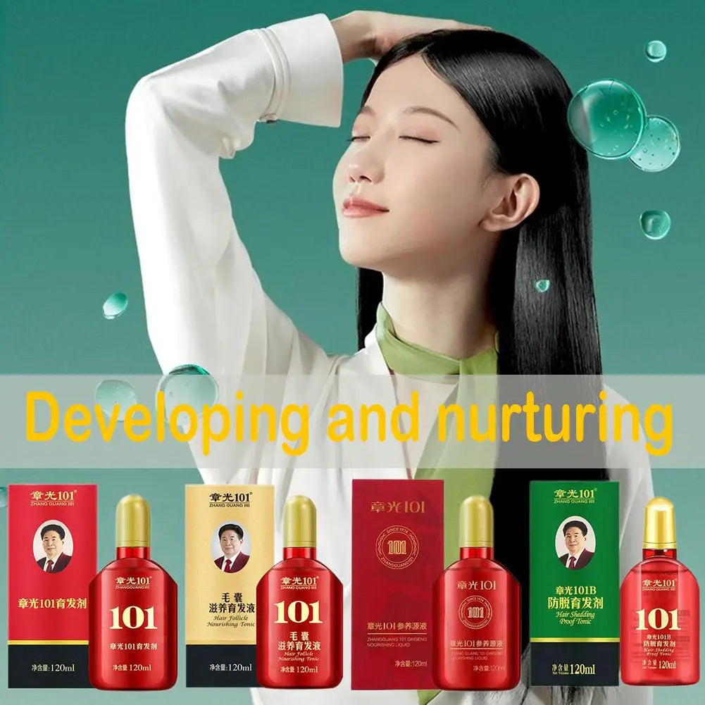1pcs Hair Tonic Zhangguang 101B Scalp Serum 120ML powerful Chinese medicine therapy Hair Treatment Essence 100% original 2026