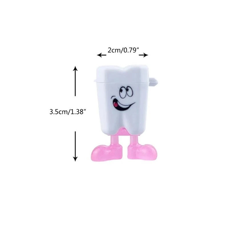 J15U 50-piece Children Tooth Container Baby Teeth Box Kids Tooth Box