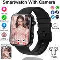 2025 New Smart Watch Women Men HD Camera Record Video Heart Rate 512MB Memory Music Sport Waterproof Bluetooth Call Smartwatch