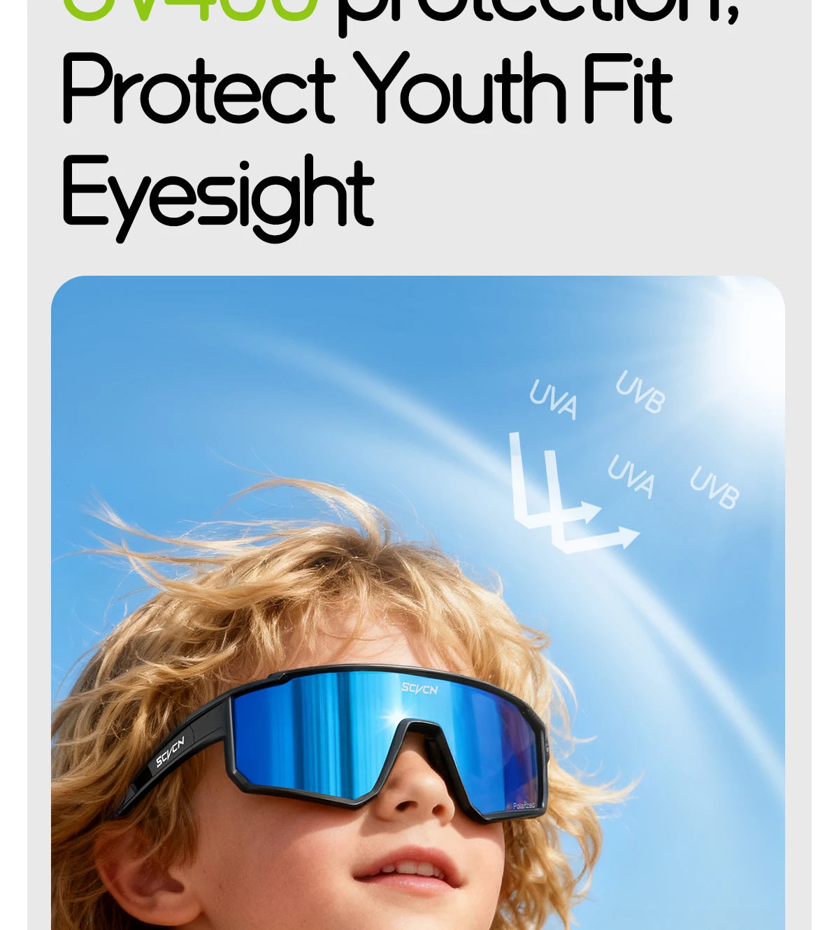 SCVCN New Photochromic Children Cycling Glasses Outdoor Sports Sunglasses Kids Road Bikes Cycling Eyewear UV400 Fashion Goggles
