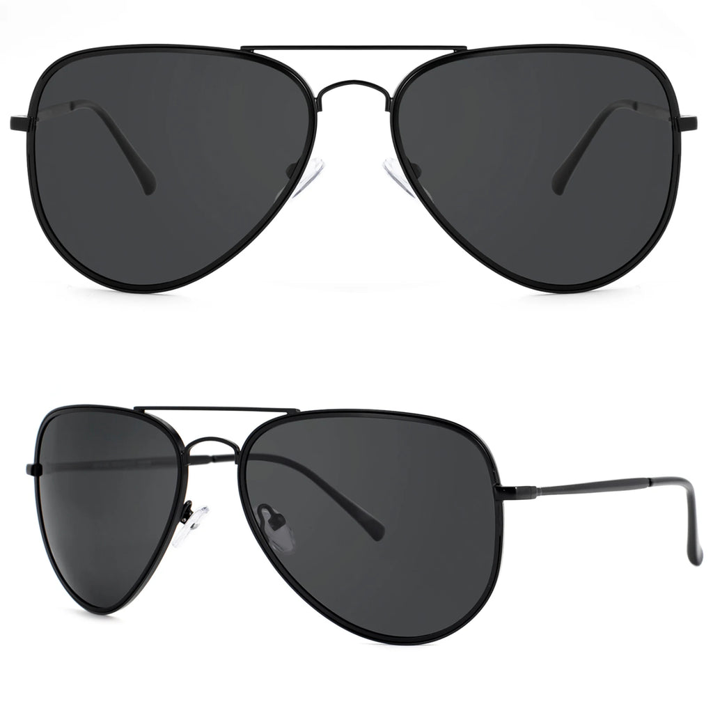 MAXJULI Polarized Sunglasses for Big Heads Men Women 8123