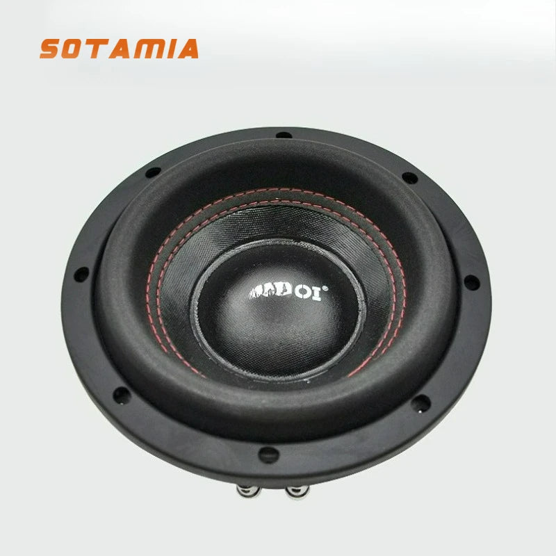 SOTAMIA 1Pcs 8 Inch Dual Magnetic Subwoofer 4 Ohm 400W Aluminum Audio Loudspeaker Spuer Bass Universal Speaker for Car Speakers