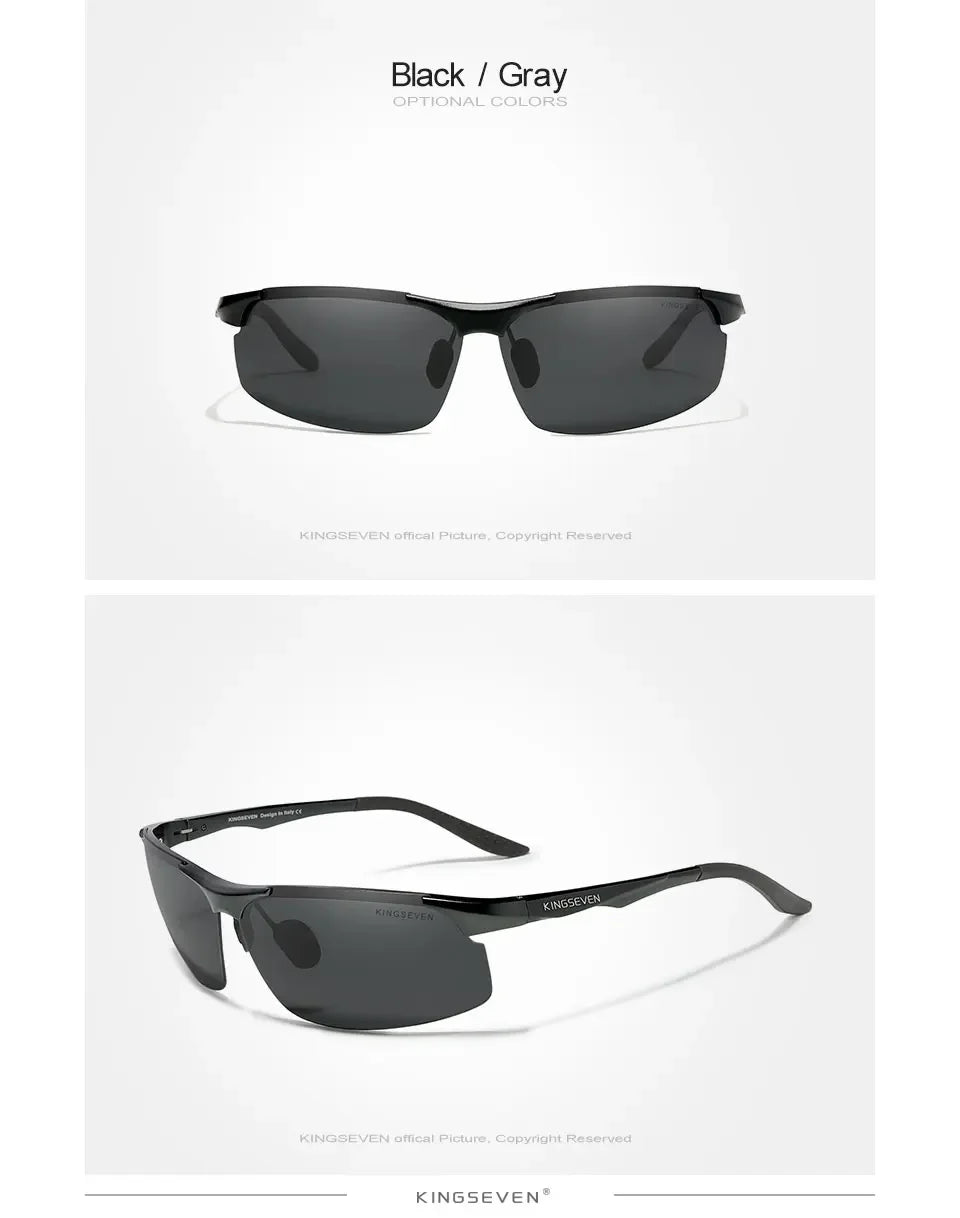 KINGSEVEN UV400 Polarized Men Sunglasses Cycling Driving Mirror Lens Male Glasses Anti-glare Women Fishing High Quality Eyewear