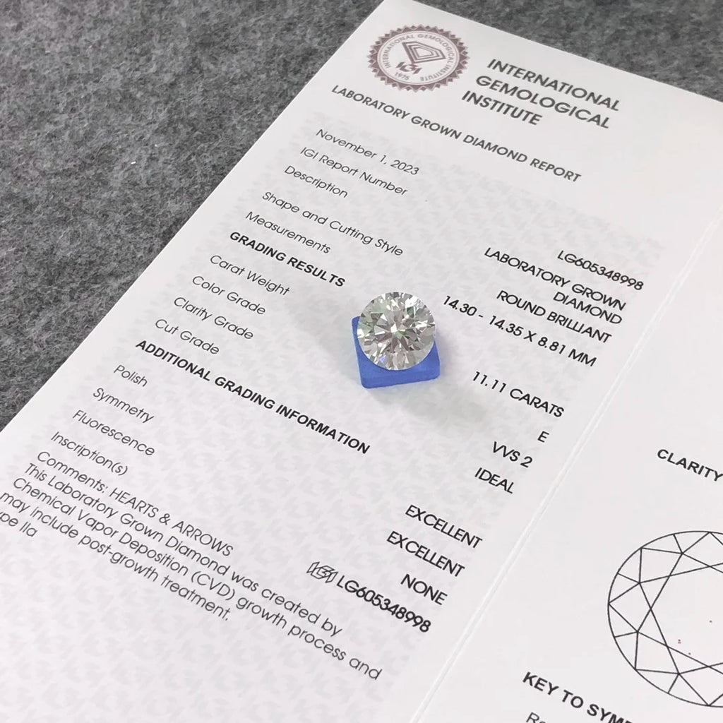 Limited-time 50% off on large With IGI Certificate 7ct 8ct 9ct 10ct 20ct 30ct Big Lab Grown Diamonds CVD Laboratory Diamond