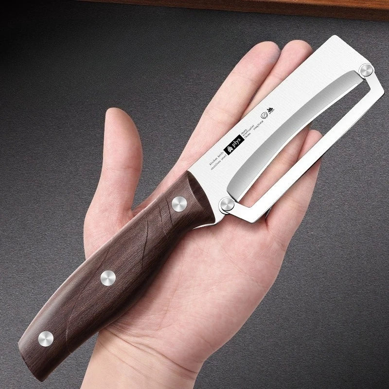 PLYS Multi-Function Peeler Fruit Knife Household Sharp Stainless Steel Peeling Knife Kitchen-Specific Peeler Apple Slicer Kitche